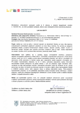 53673_vyhlášení_NHC, LAK NA NEHTY