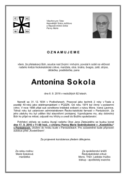 Antonína Sokola
