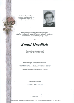 Page 1 Až tady nebudu, zmiz&iacute; jak sen, co jsem si ponechal pro