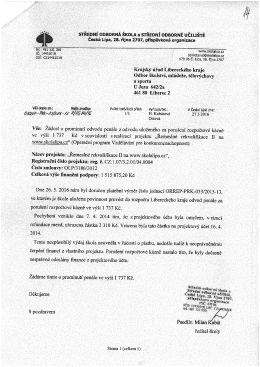 Page 1 dialipa.cz: ipå.cz : a 2707 sekreta: 47006 č. Lípa, 28. říjn