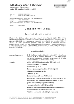 Zákaz vjezdu nákladních automobilů