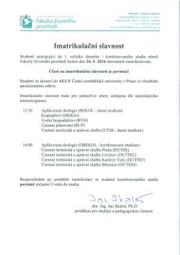 St&aacute;hnout soubor - Česk&aacute; zemědělsk&aacute; univerzita v Praze