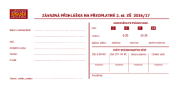 Přihl&aacute;&scaron;ka Z&Scaron;