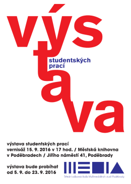 vernisáž - EKO GYMNÁZIUM PODĚBRADY