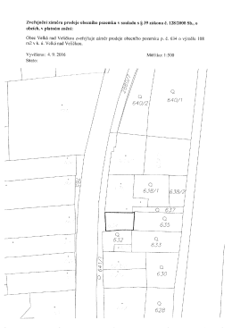 Zveřejněn&iacute; z&aacute;měru prodeje obecn&iacute;ho pozemku