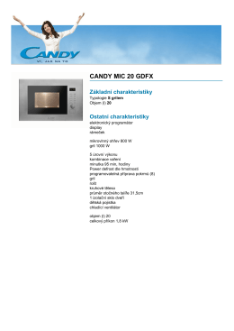 CANDY MIC 20 GDFX