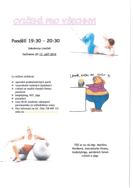 Cvičen&iacute; pro v&scaron;echny