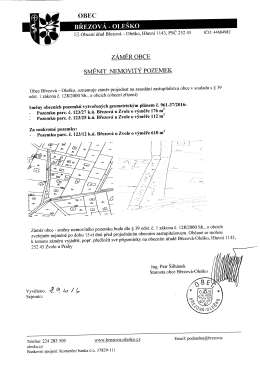 Page 1 OBEC BŘEZOVÁ - OLEŠKO > Obecní úřad Březová