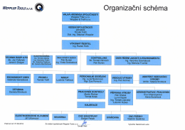 Organizační schéma