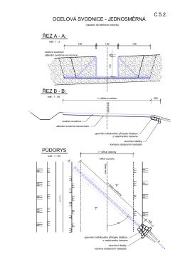 C.5.2. Ocelová svodnice ve štěrkové vozovce