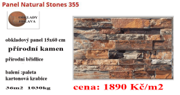 Page 1 Panel Natural Stones 355 obkladov&yacute; panel 15x60 cm