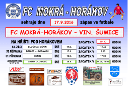 FC MOKRÁ-HORÁKOV – VIN. ŠUMICE