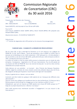 crc-n6-du-30-aout - CGT Banque Populaire