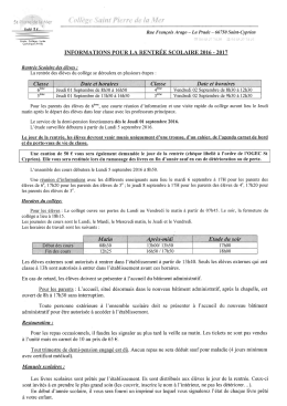Page 1 steredelame Collège Saint Pierre de la Mer