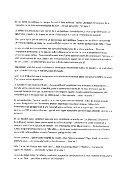 Page 1 Je suis entré en politique un peu par hasard : il aura suffi