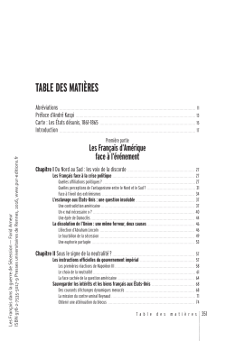 Table des matières - Presses Universitaires de Rennes