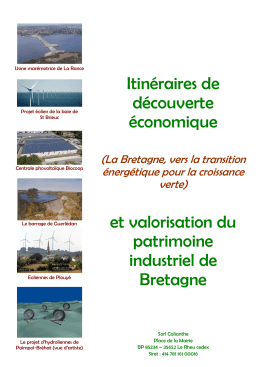 Brochure Itinéraires 2016