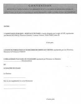 Convention et textes de réréfences