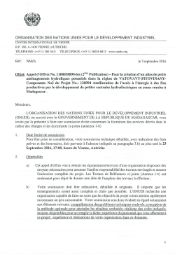 Page 1 ORGANISATION DES NATIONS UNIES POUR LE