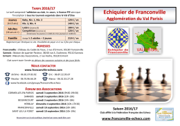 flyer 2016/17 en PDF - Echiquier de Franconville