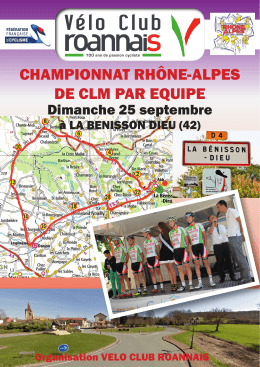 CHAMPIONNAT RHôNE-ALPES DE CLM PAR EQUIPE