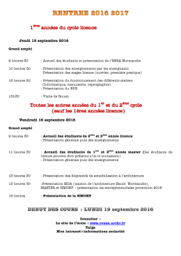 note rentrée 2016 2017
