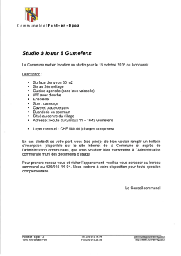 annonce - Pont-en-Ogoz