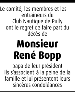 Monsieur René Bopp