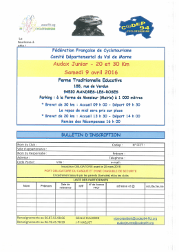 Audax 09/04/2016