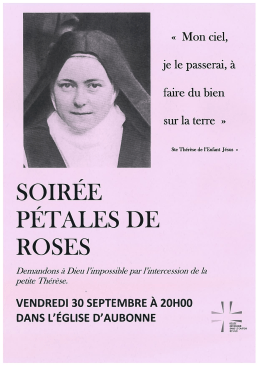 Affiche soirée Pde R – 30.09.2016 - Cath-VD