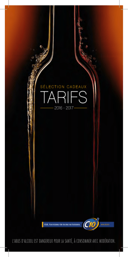 C10 Catalogue TARIFS Vins et Champagnes 2016 ARTWORK