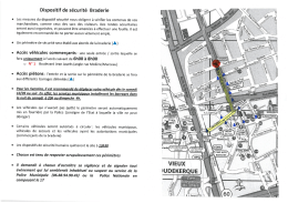 Page 1 Dispositif de sécurité Braderie Les mesures du dispositif