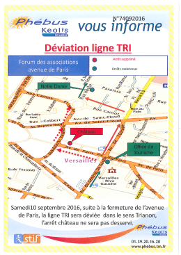 Plan de déviation