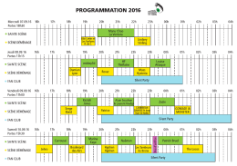 Grille horaires