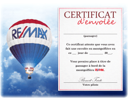 Certificat en PDF