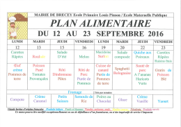 Menus Cantine Brécey septembre 2016 n°2