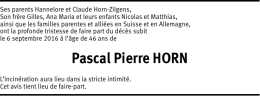 Pascal Pierre HORN