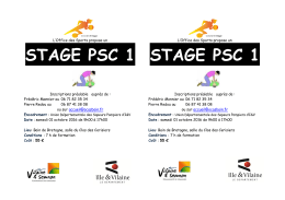 stage psc 1 stage psc 1