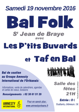 Page 1 Samedi 19 novembre 2016 Bal Folk S“ Jean de Braye