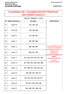 Planning d`Examens de Rattrapage Math2 Fichier - E