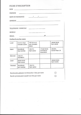 voir la fiche - forme et detente