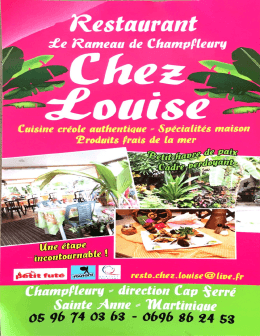 Page 1 ºestaurant 32e Rameau de Champffleuru 2-[he= •