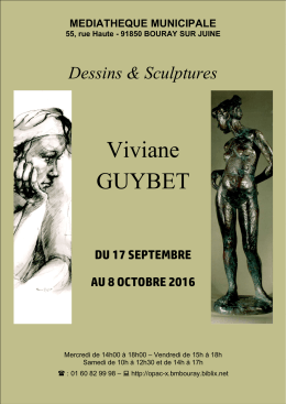 Viviane GUYBET - Bienvenue à Bouray-sur