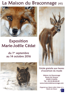Page 1 Exposition Marie-Joëlle Cédat du 1° septembre au 14