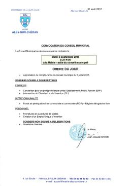 Cliquez ici pour visualiser la convocation