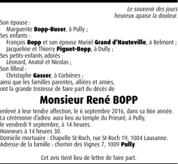 Monsieur René BOPP