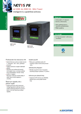Netys PR MT 2013 Tech. data CZ