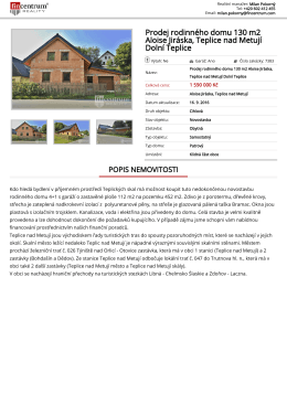 Prodej rodinného domu 130 m2 Aloise Jiráska