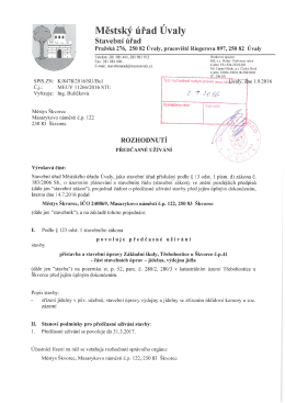 Informace pro občany