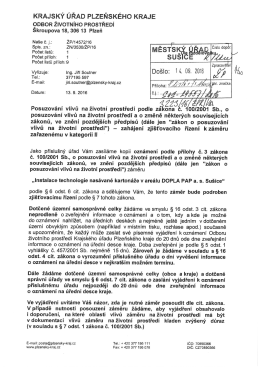Posuzování vlivů na životní prostředí